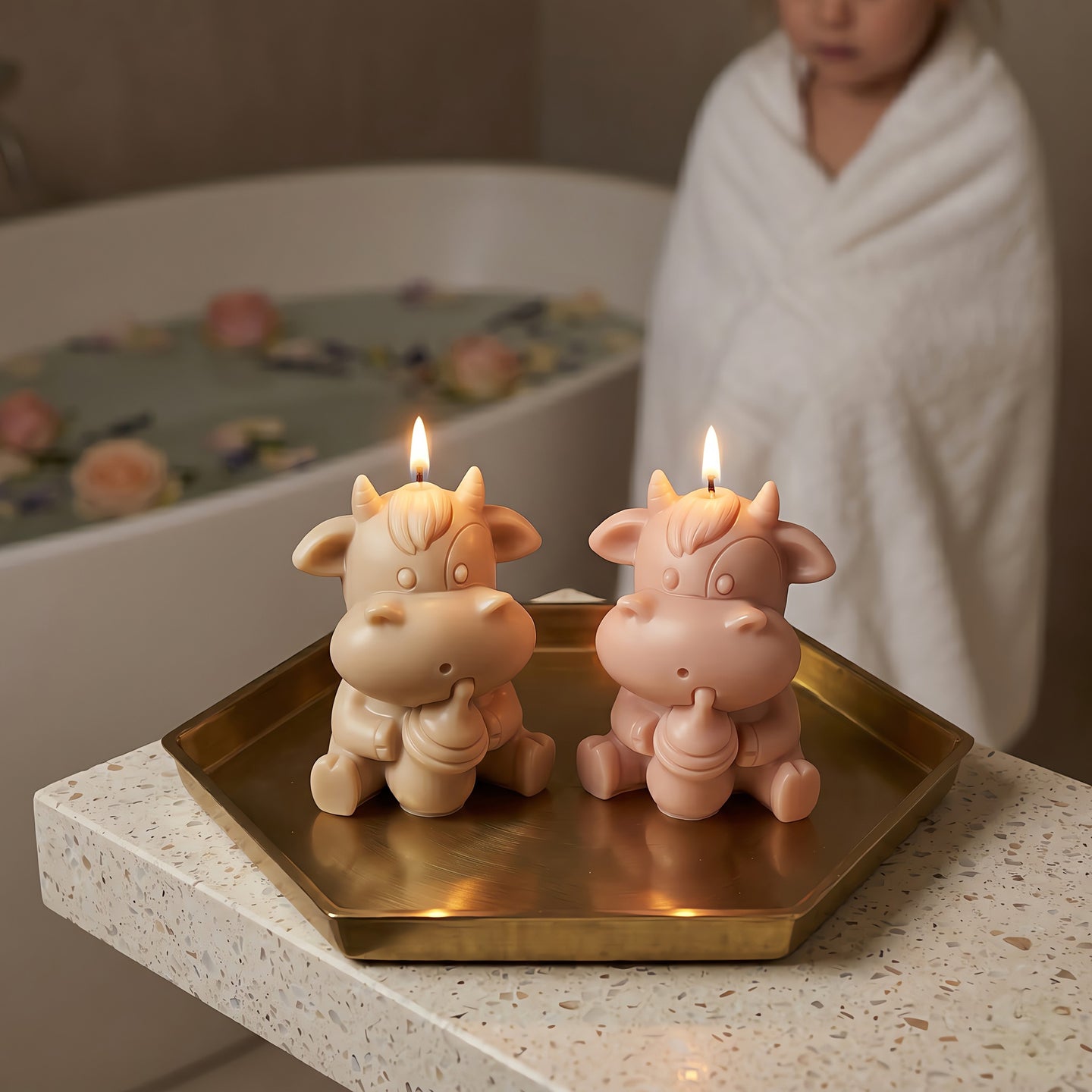 Baby Moo | Scented Candle | Signature Coconut Blend (Soy-Free)