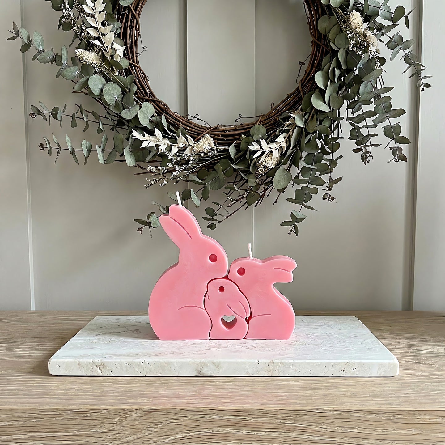 Bunny Family Scented Candle Set Accord 1