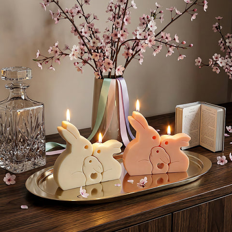 Bunny Family Scented Candle Set Accord 3