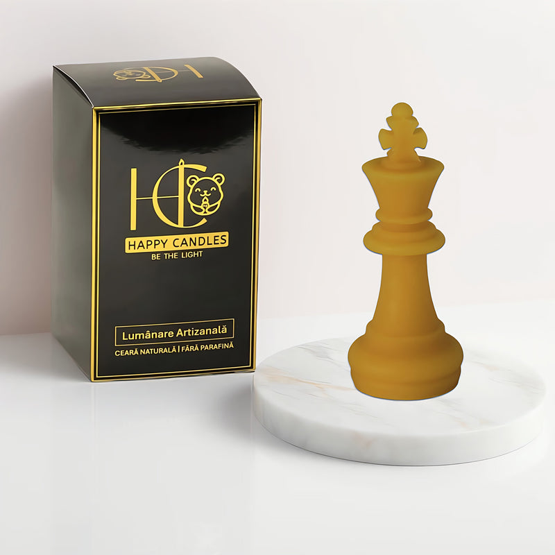 Chess Beeswax Decorative King Yellow Cover Image
