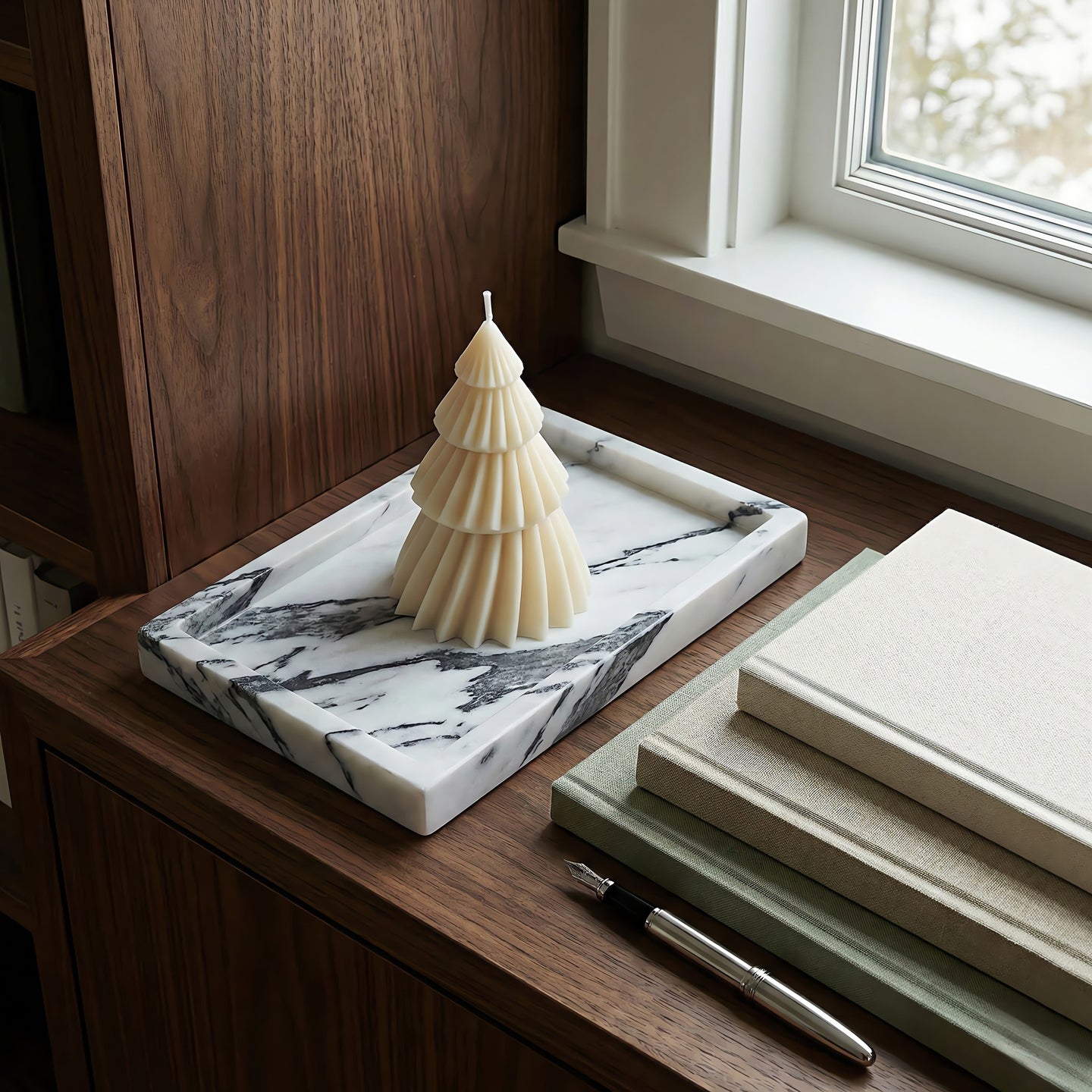 Christmas Tree Beeswax Candle Accord 2