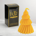 Christmas Tree Beeswax Candle Small Yellow Cover Image