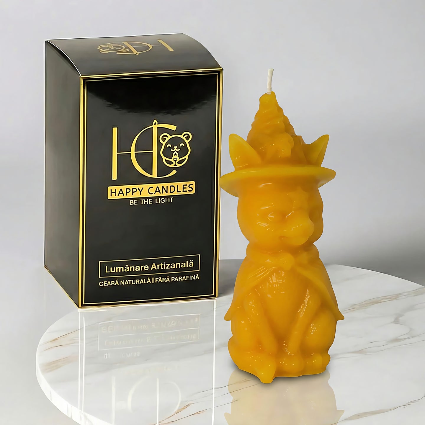 Demon Cats Beeswax Candle 1 Yellow Cover Image
