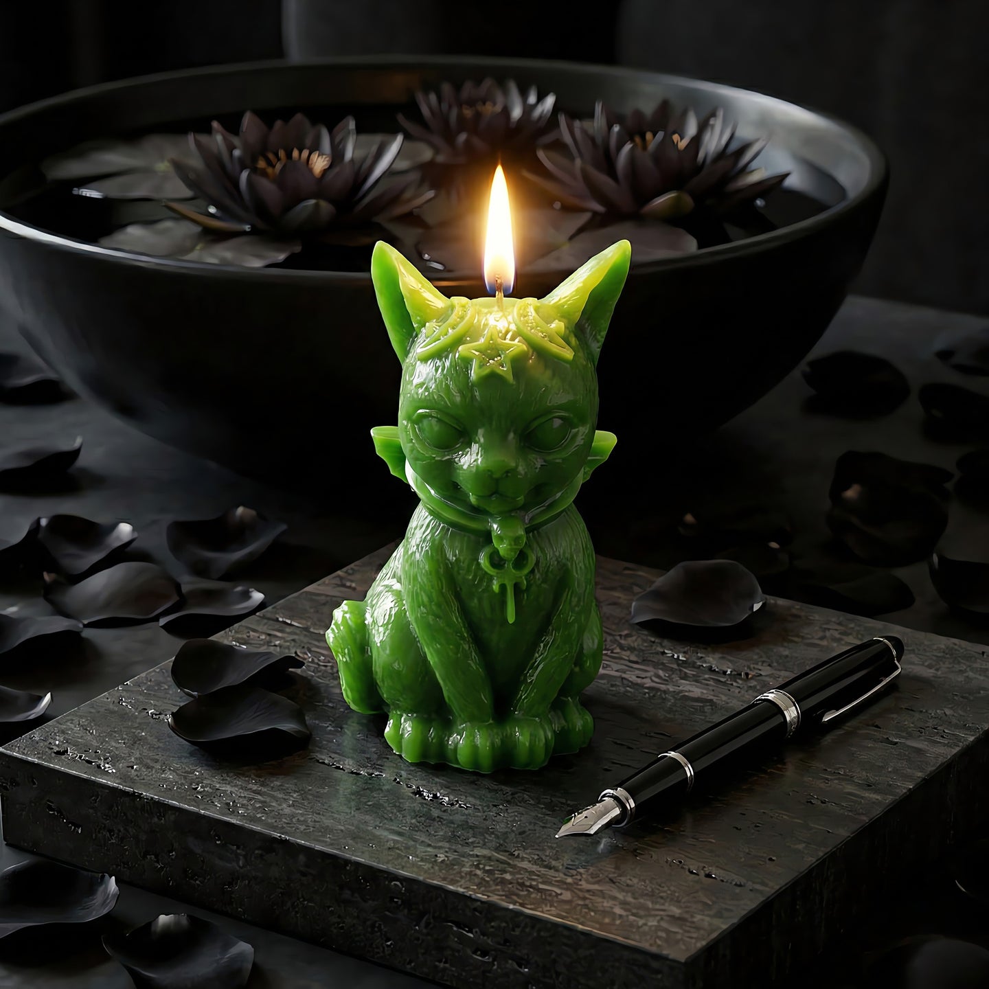 Demon Cats Beeswax Candle Accord 1