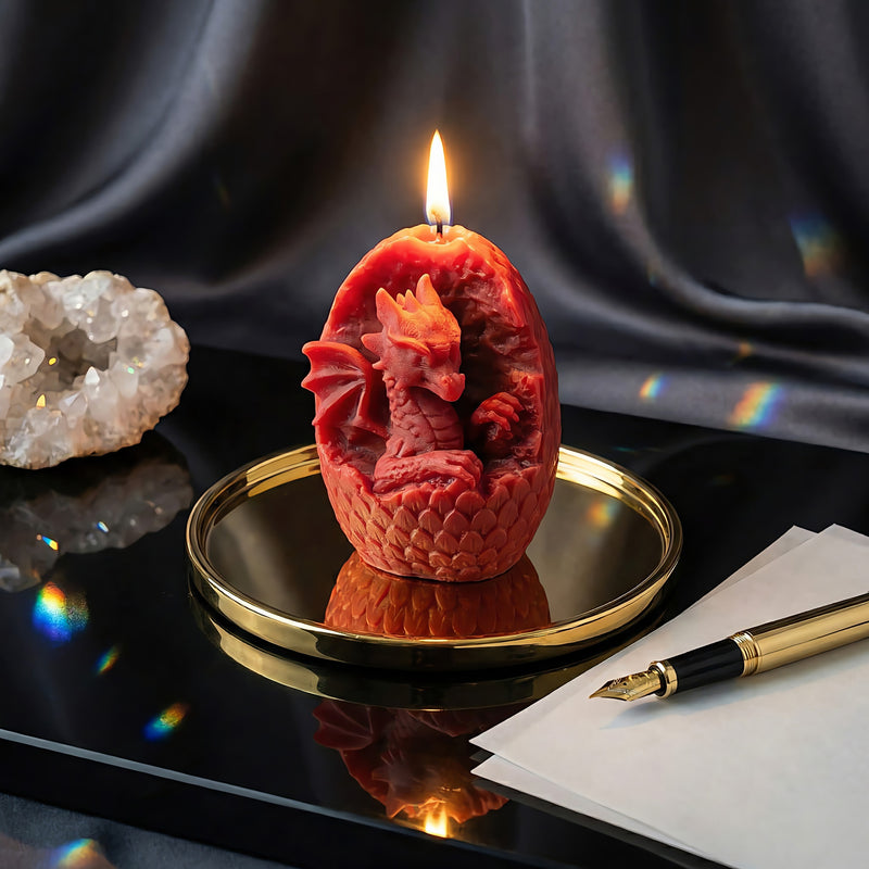 Dragon Egg Beeswax Candle Accord 1