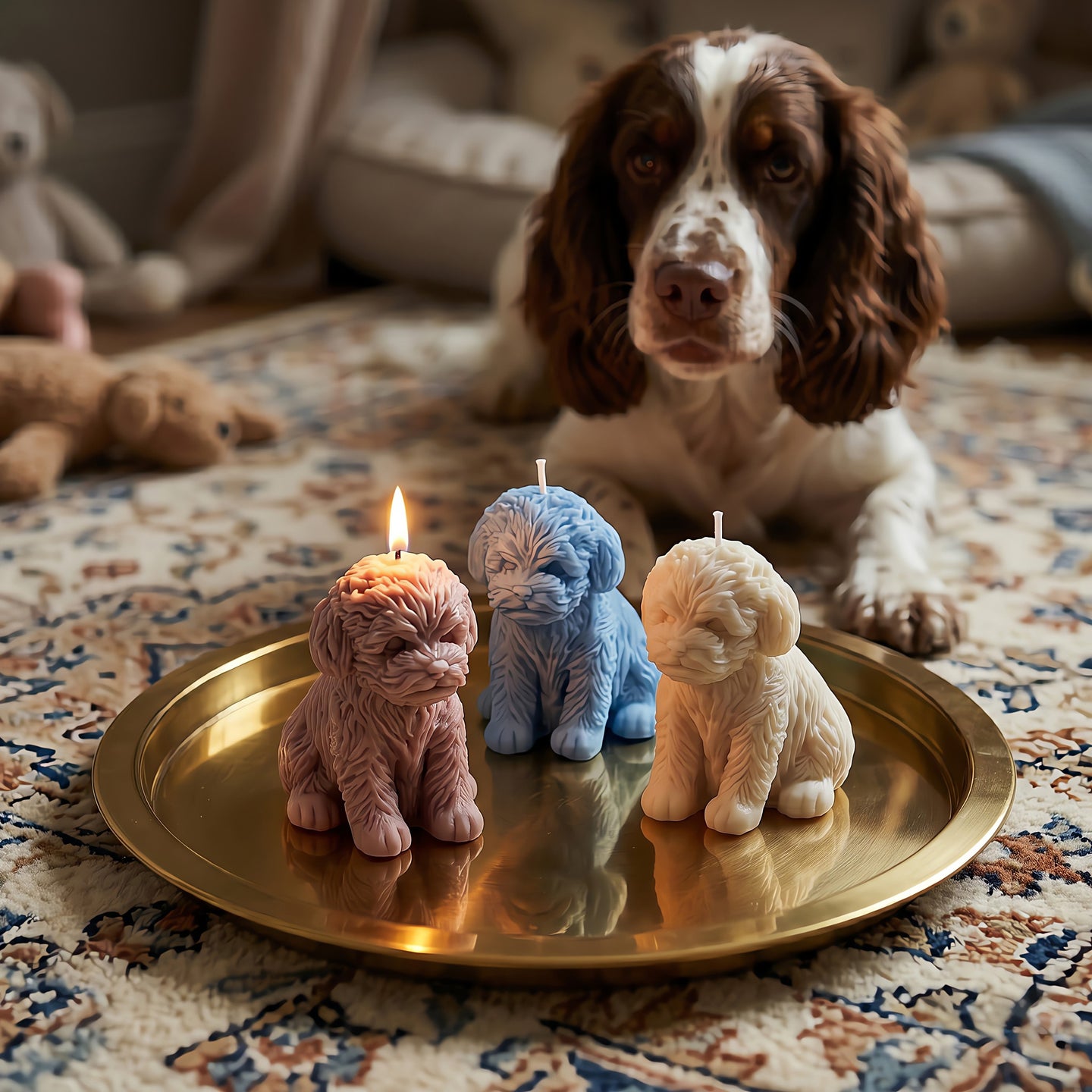 Furry Puppy | Scented Candle | Signature Coconut Blend (Soy-Free)