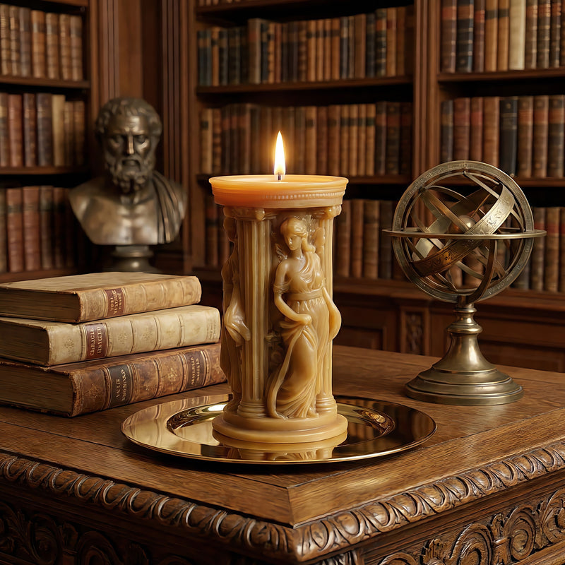 Greek Goddess Beeswax Candle Accord 2