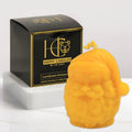 Happy Santa Beeswax Candle Yellow Cover Image