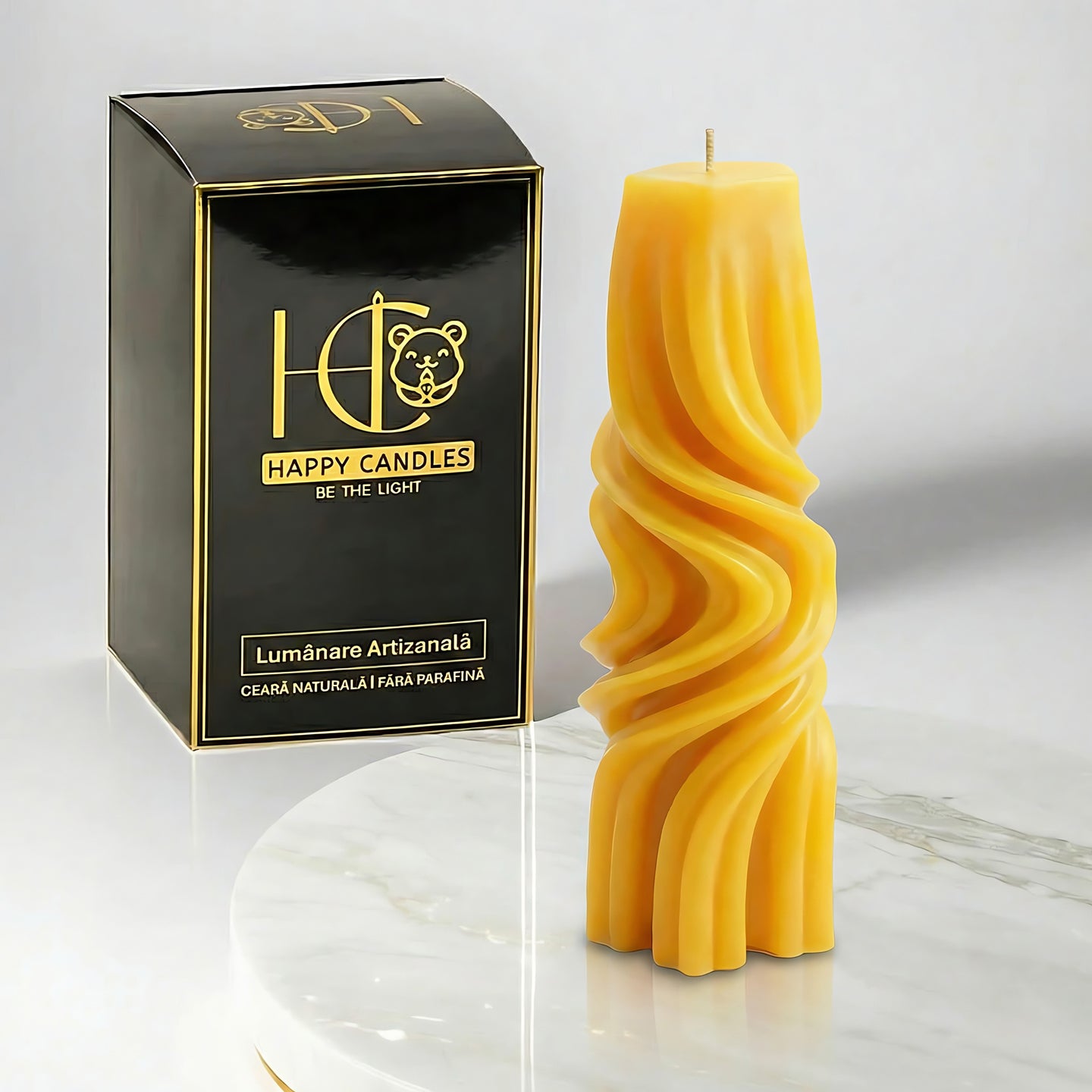 Kinetix Beeswax Candle Yellow Cover Image