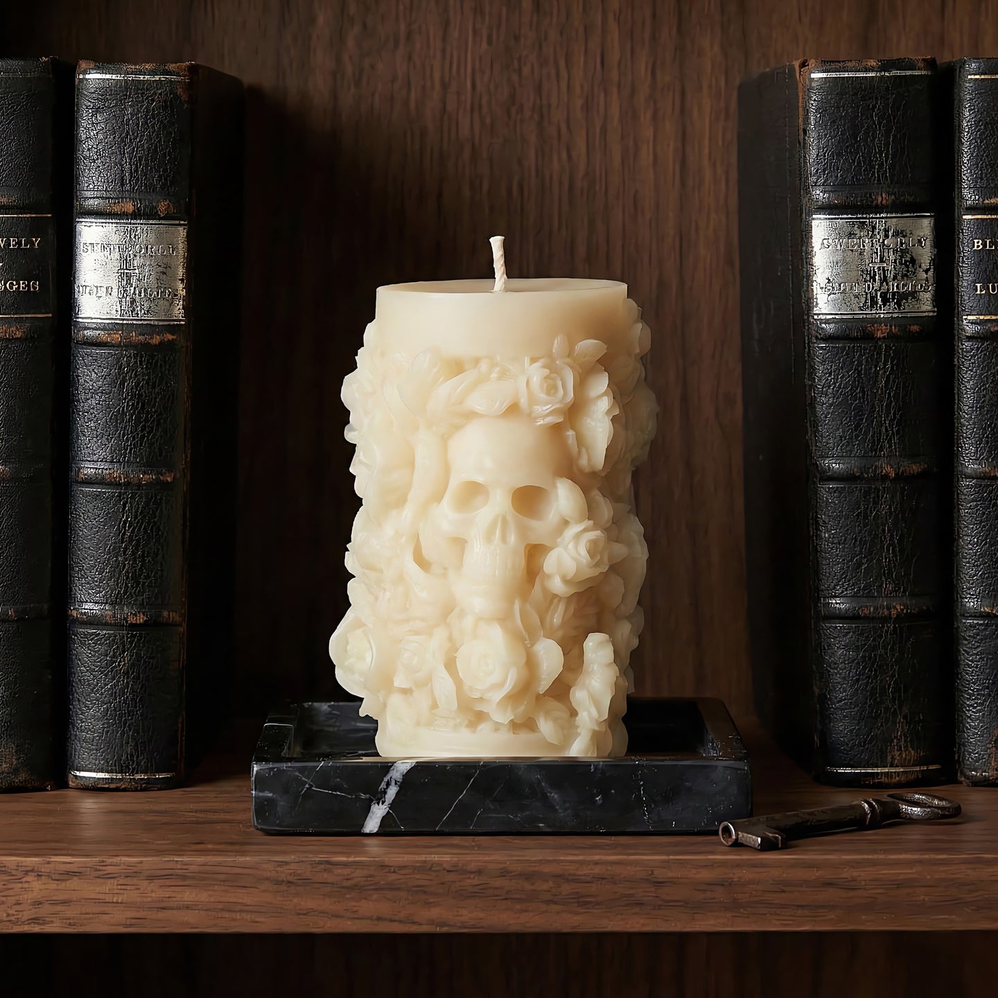 Svíčka ze včelího vosku Život a smrt Akord 2