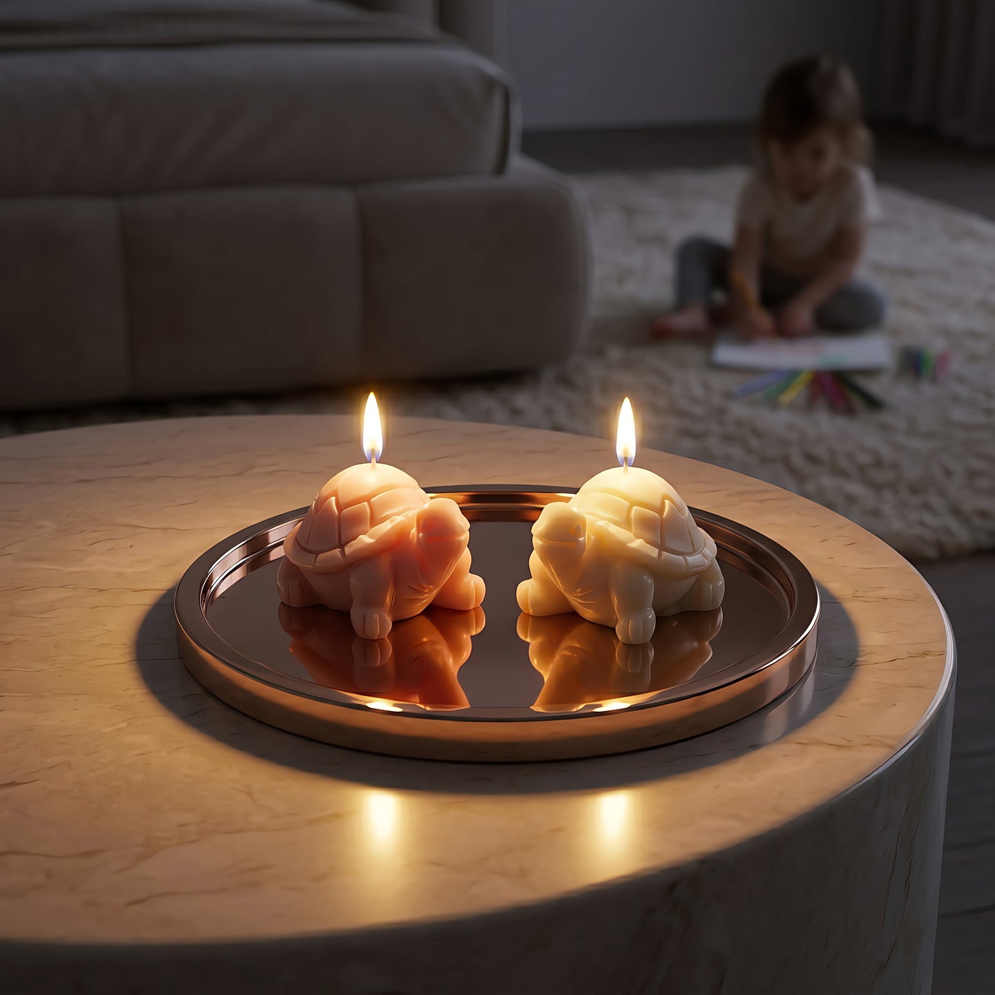 Little Turtle | Scented Candle | Signature Coconut Blend (Soy-Free)