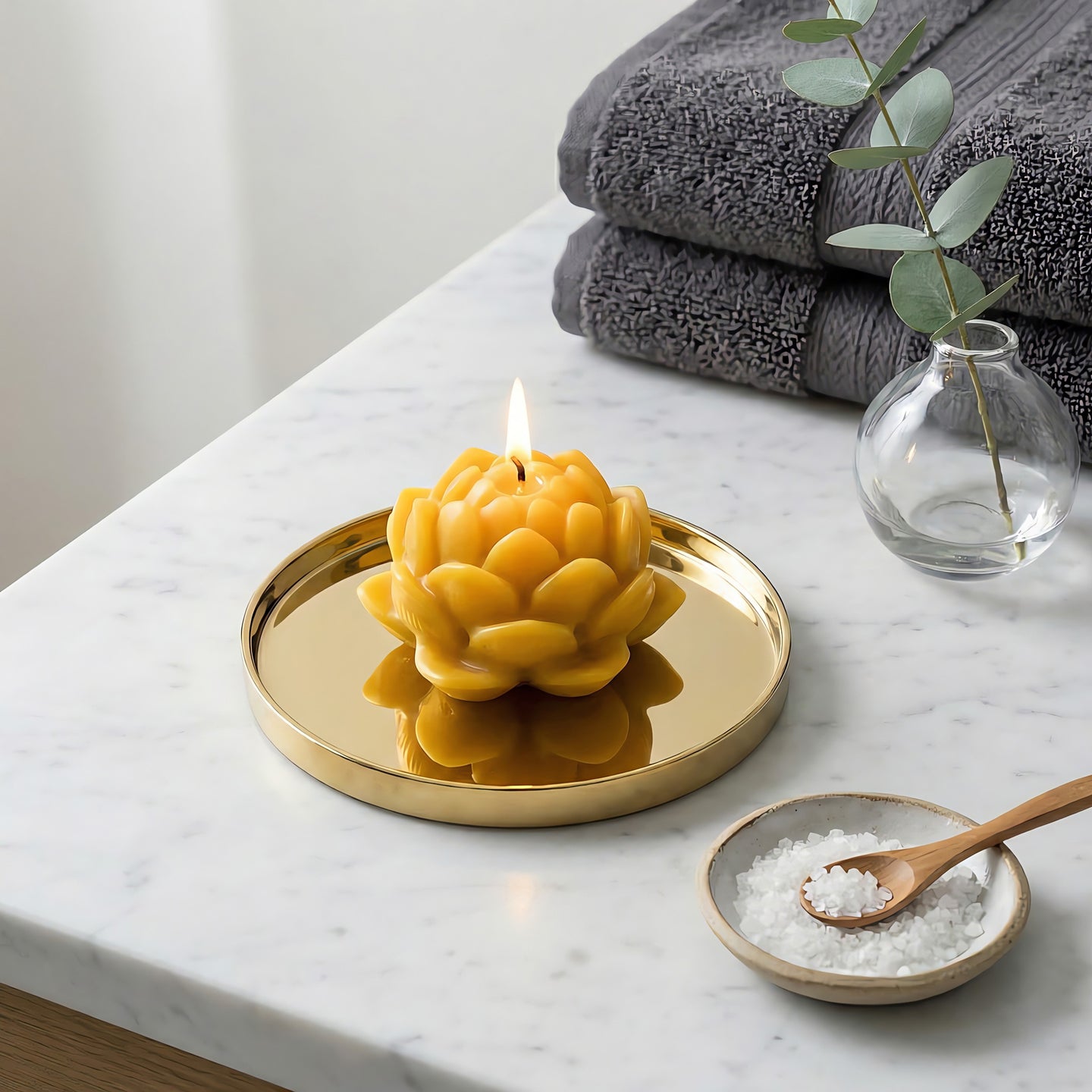 Lotus Bienenwachskerze Akkord 3