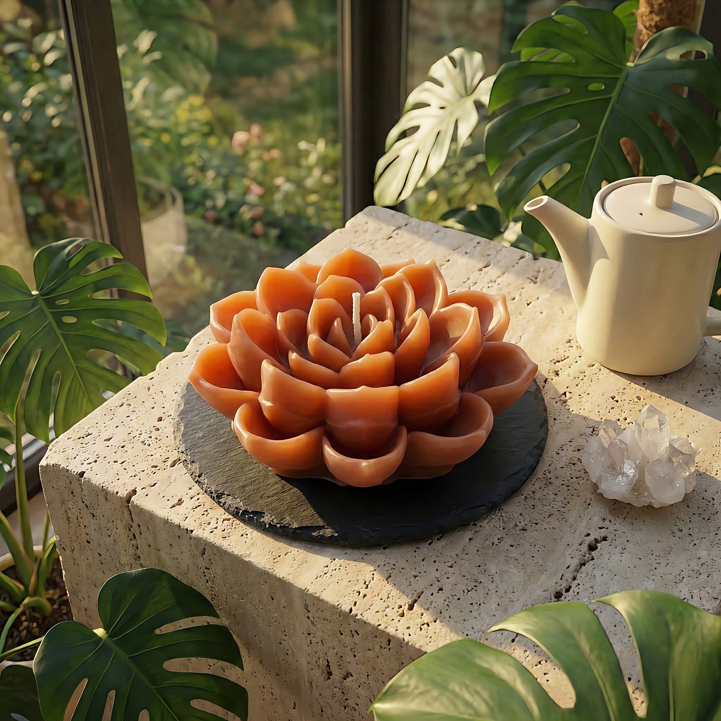 Lotus Bienenwachskerze Akkord 4