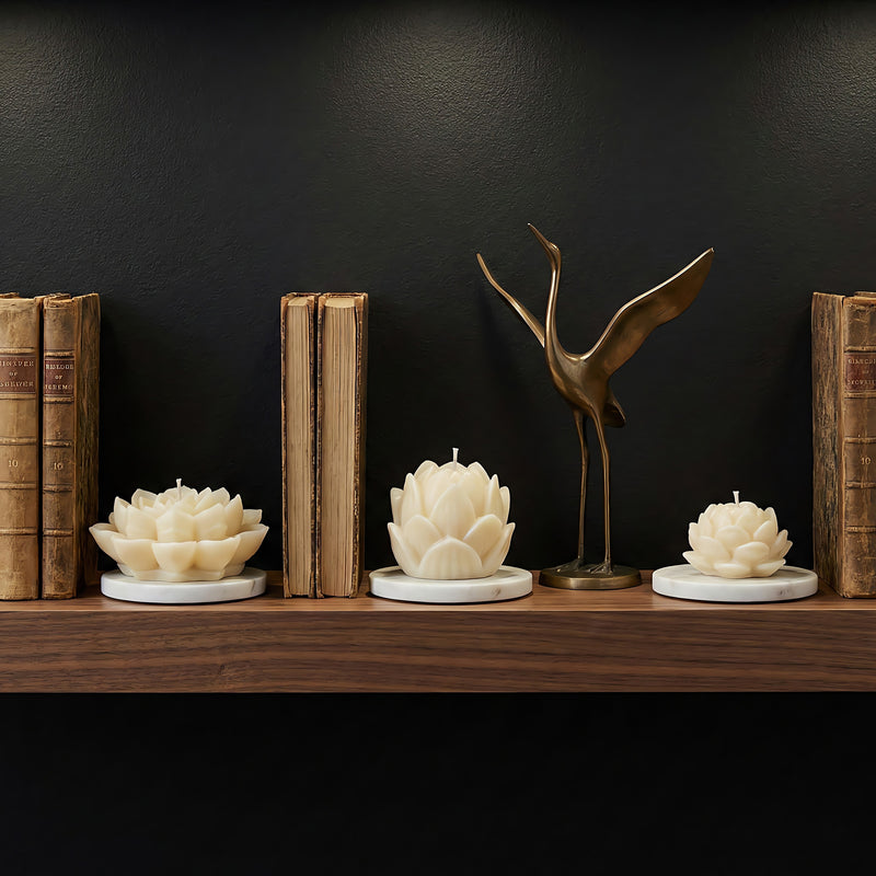 Lotus Beeswax Candle Set Accord 2