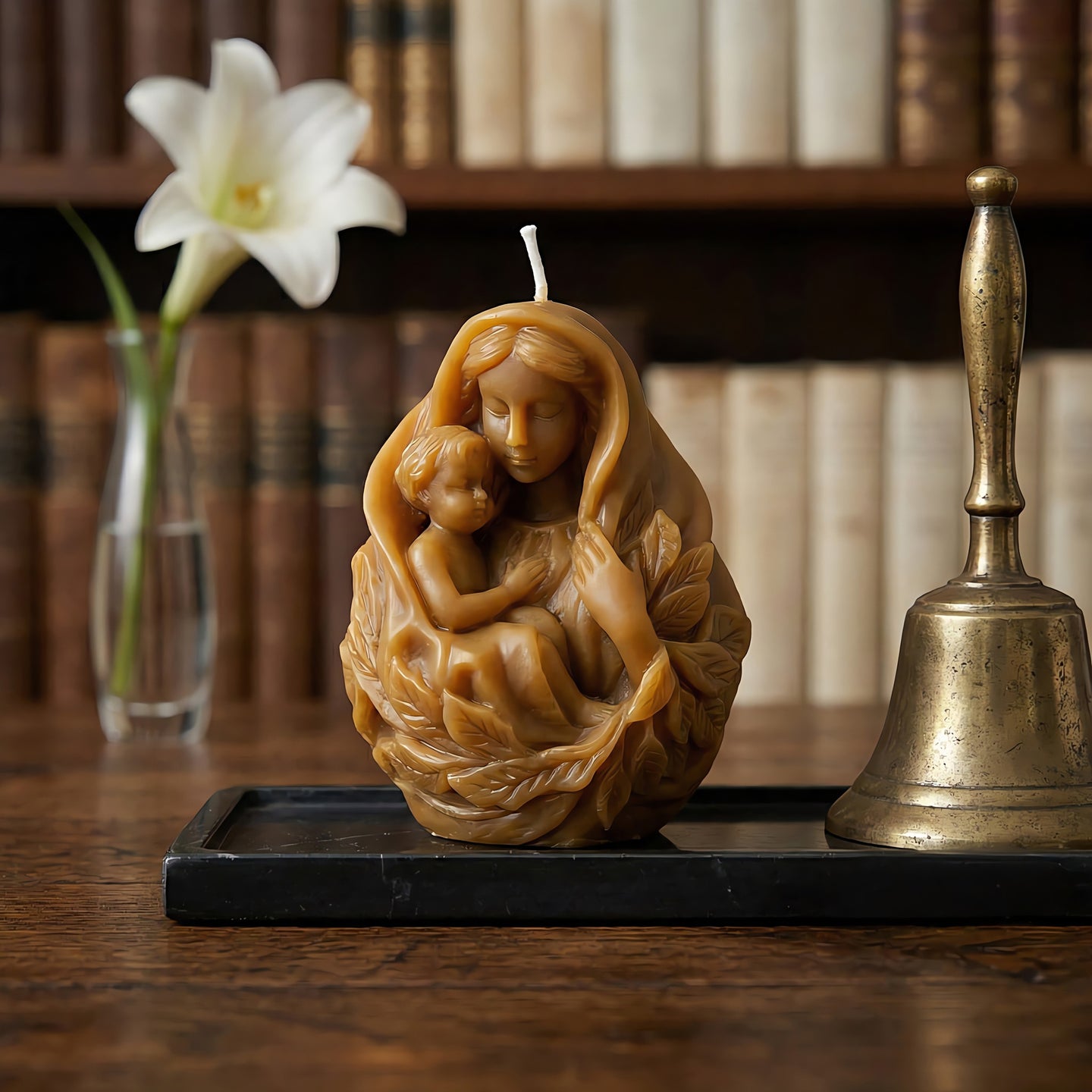 Madonna And Child Beeswax Candle Accord 1