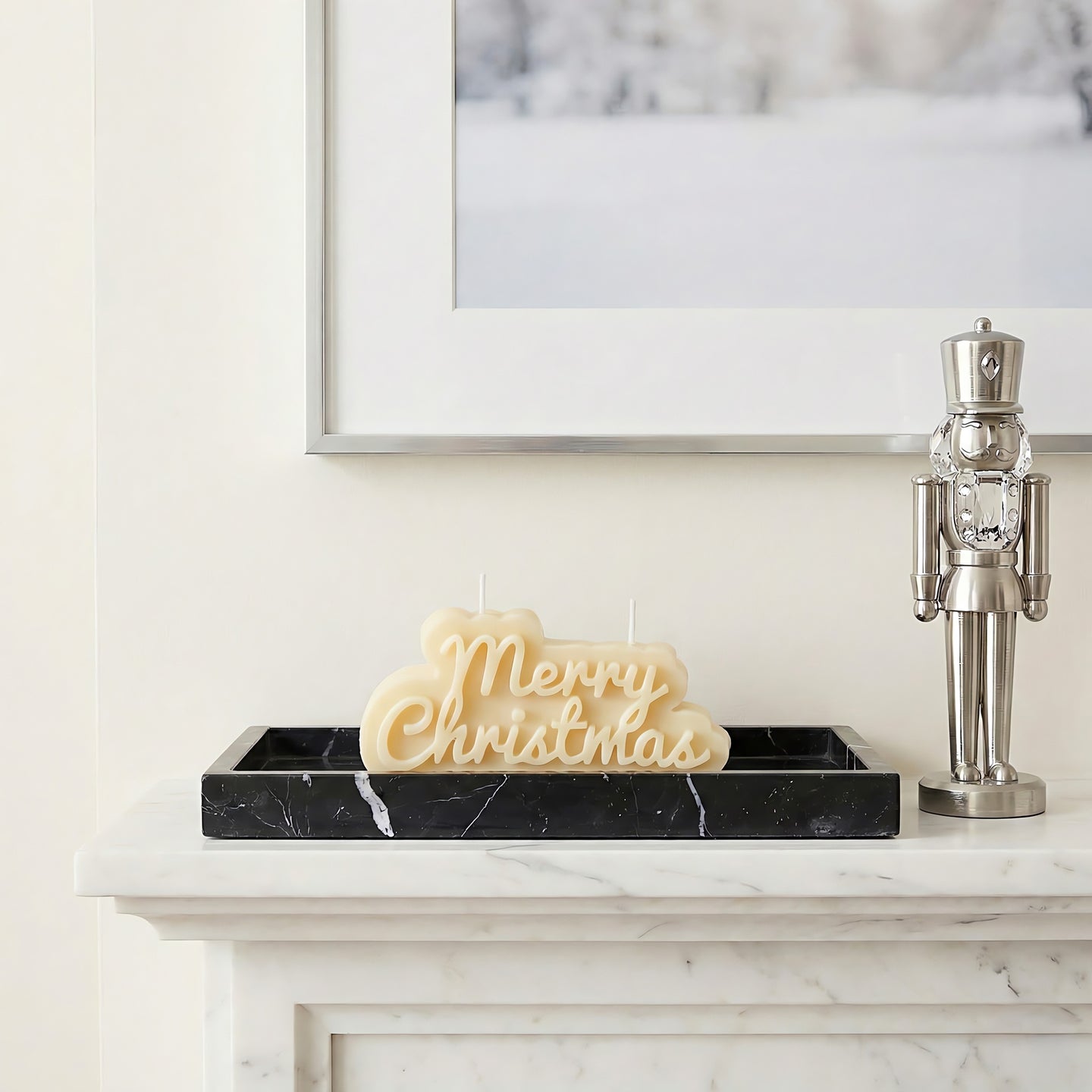 Merry Christmas Beeswax Candle Accord 2