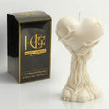 Natures Heart Scented Candle White Cover Image