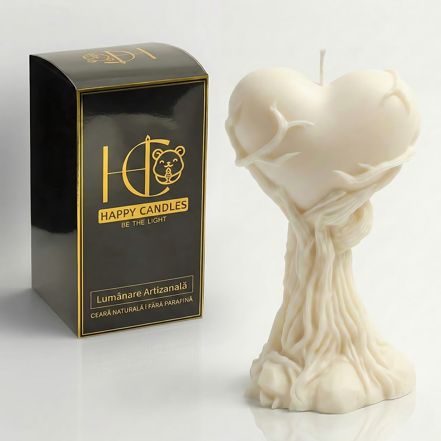Natures Heart Scented Candle White Cover Image
