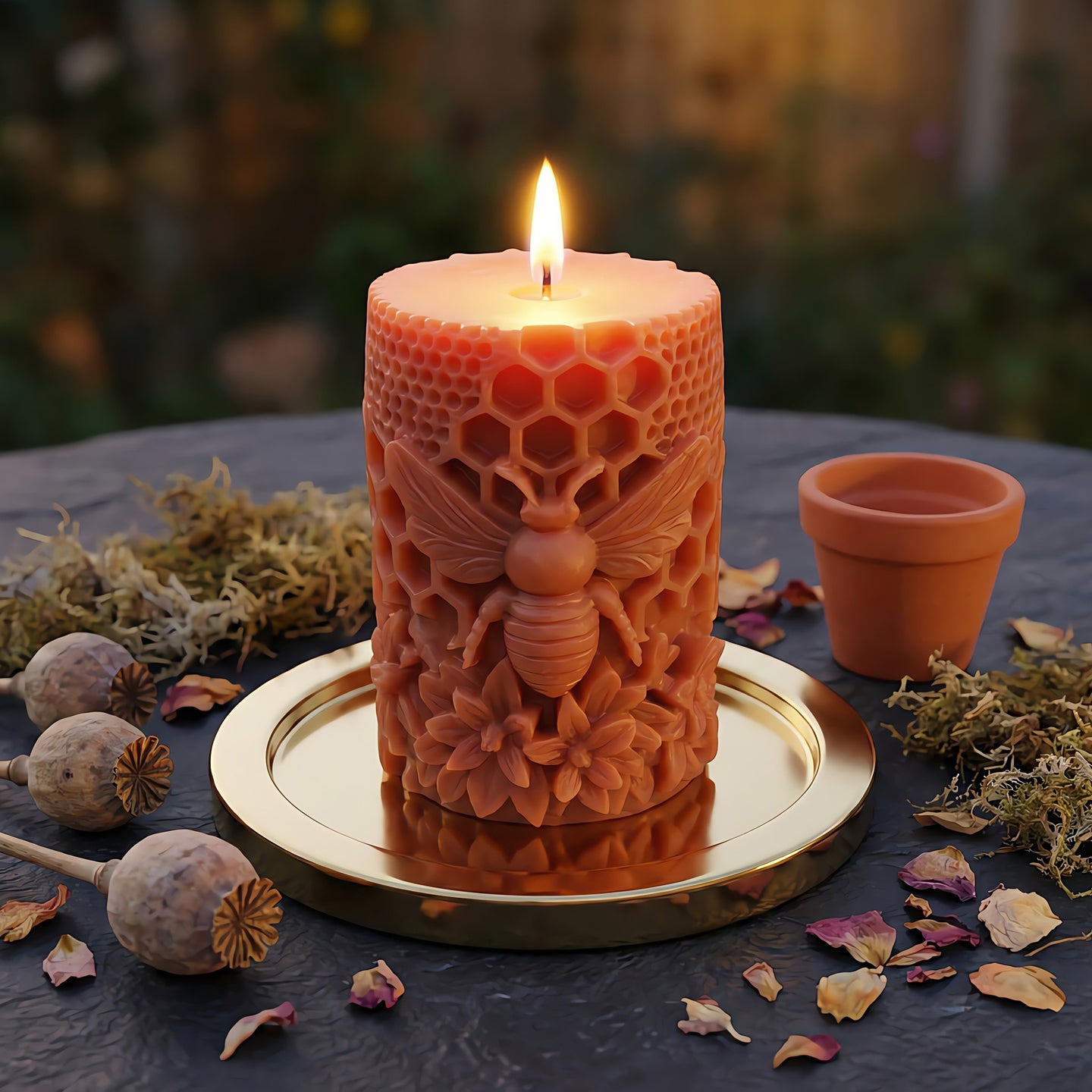 Natures Keeper Beeswax Candle Accord 1