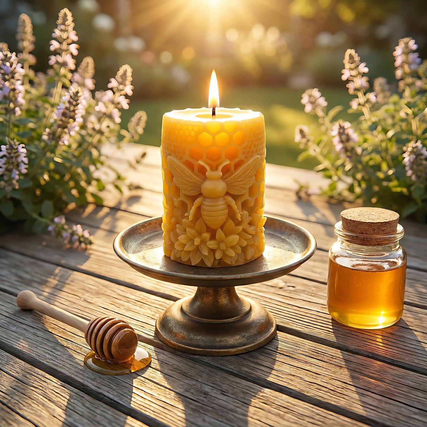 Natures Keeper Beeswax Candle Accord 3