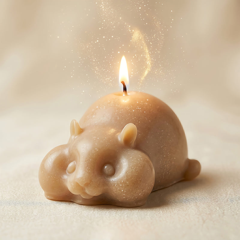 Nibbles the Hamster | Scented Candle | Signature Coconut Blend (Soy-Free)