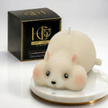 Nibbles the Hamster | Hand-painted Scented Candle | Signature Coconut Blend (Soy-Free)