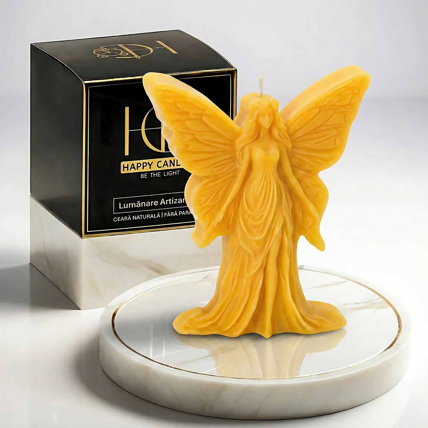 Pixie Beeswax Candle Yellow Cover Image