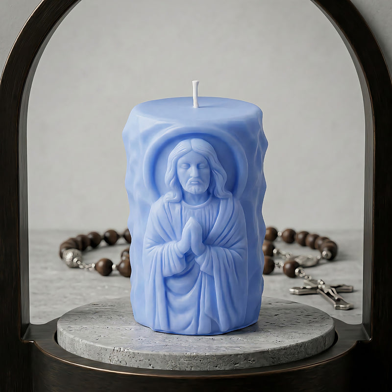 Praying Jesus Scented Candle Accord 1