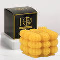 Pumpkins Cube Beeswax Candle Yellow Cover Image