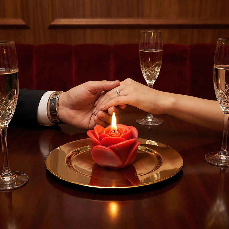 Rose Beeswax Candle Accord 1