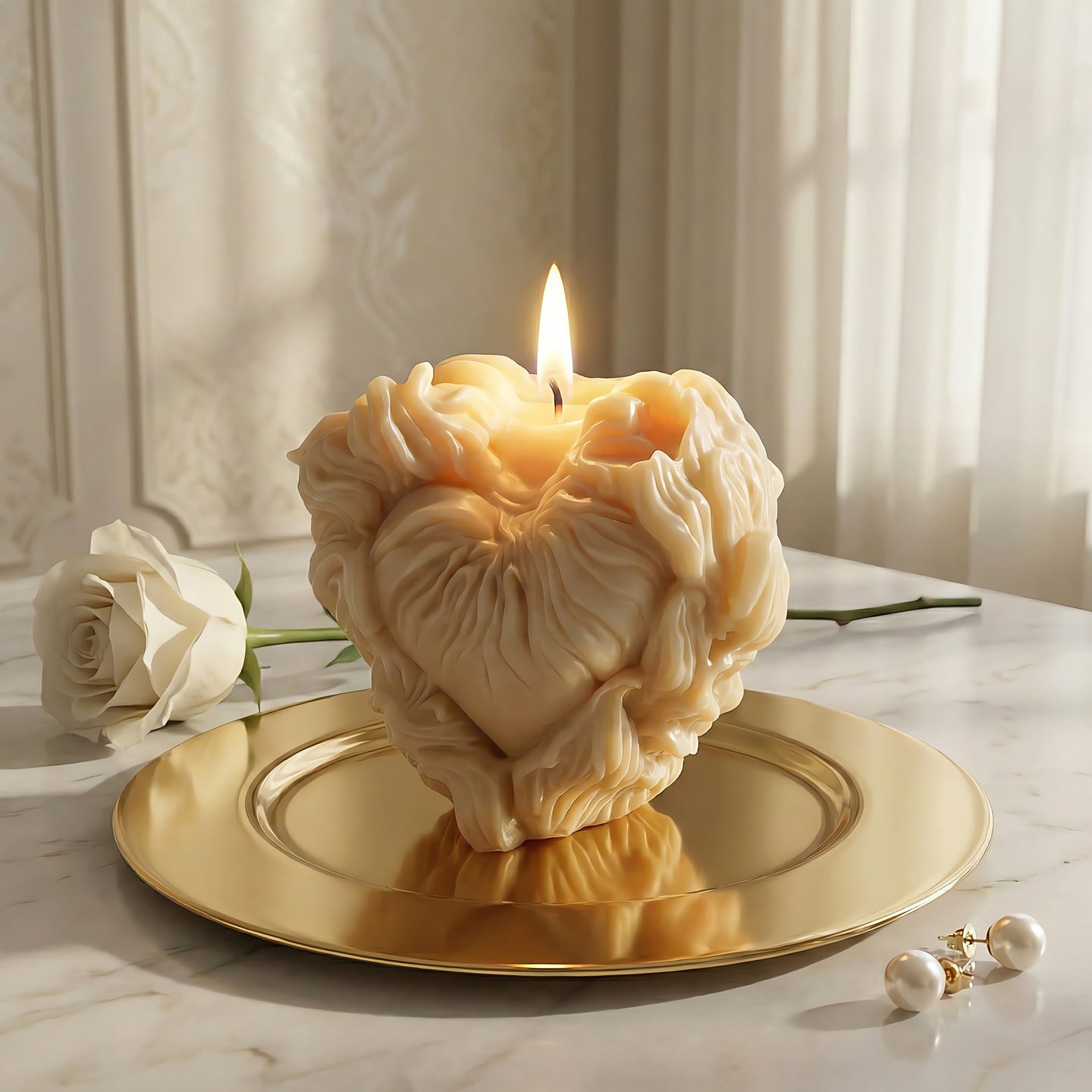 Rose Heart Scented Candle Accord 1
