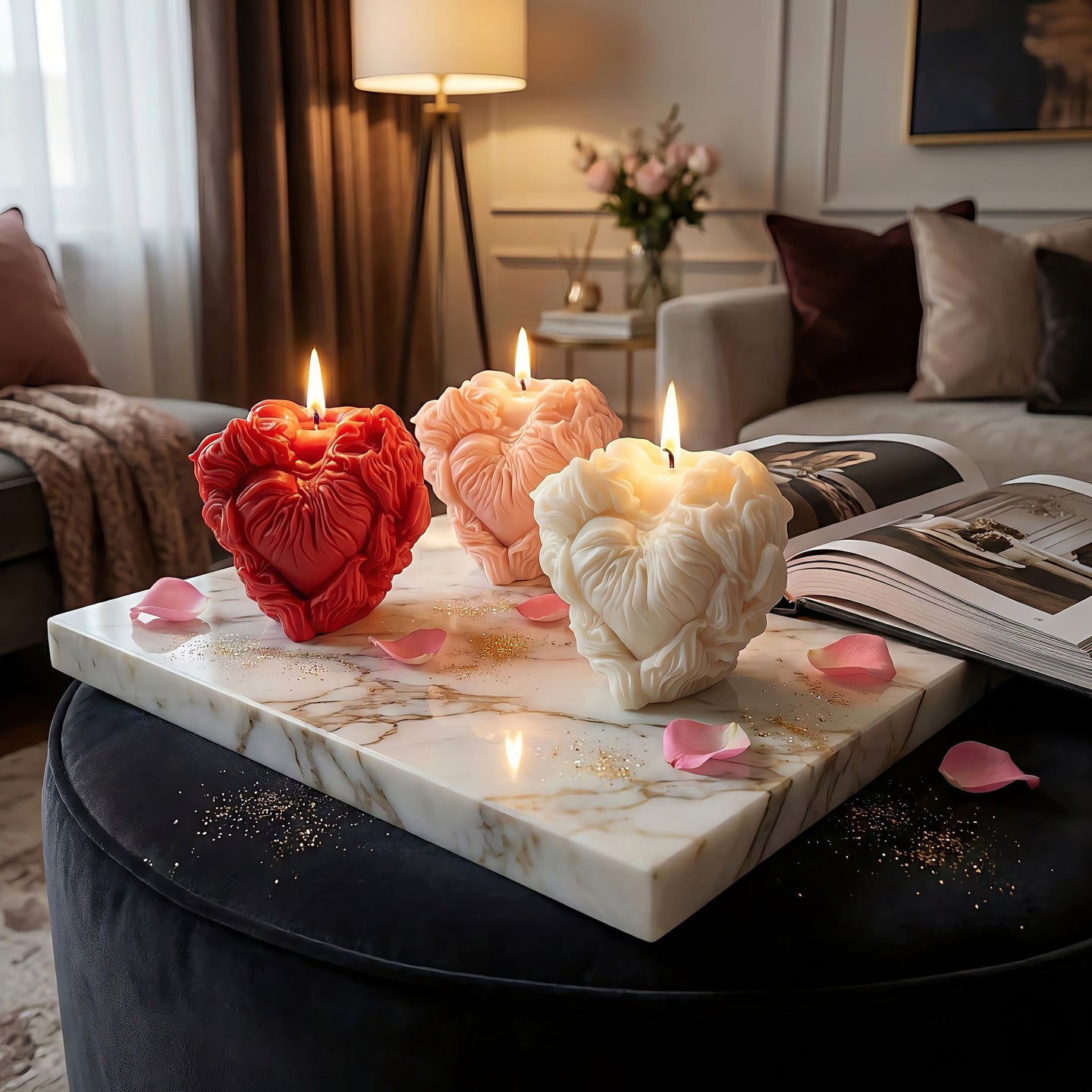 Rose Heart Scented Candle Accord 2