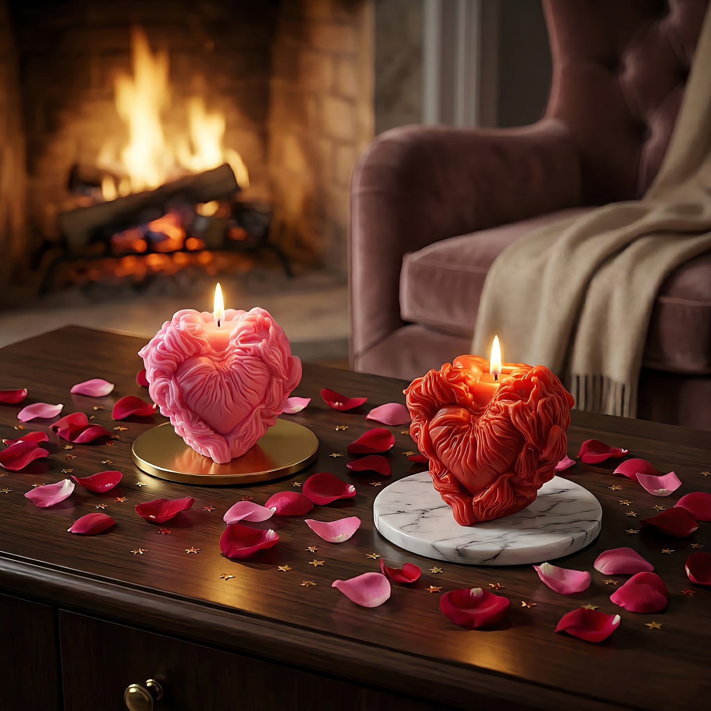 Rose Heart Scented Candle Accord 3