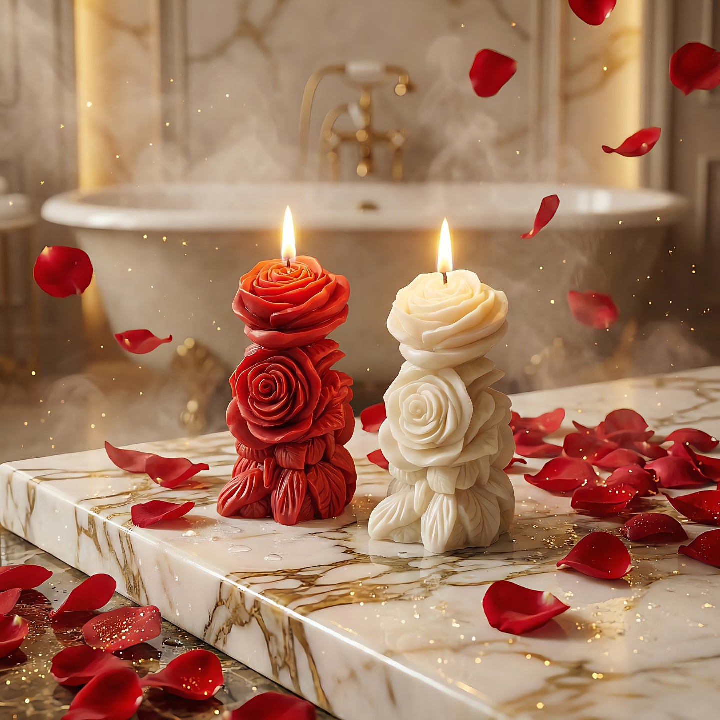 Rose Obelisk Scented Candle Accord 2