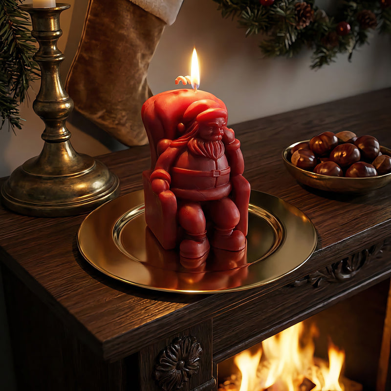 Santa Claus Beeswax Candle Accord 1