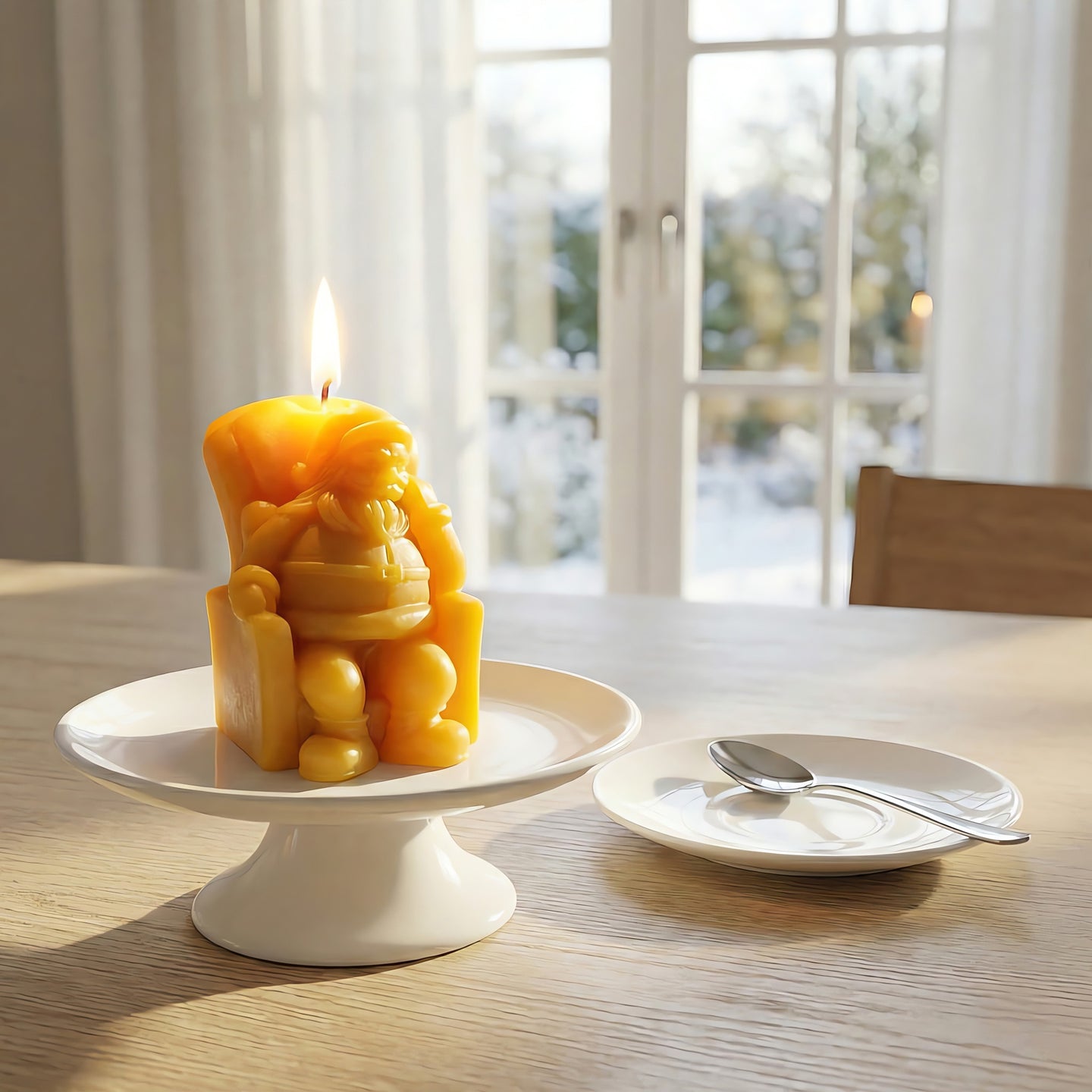 Santa Claus Beeswax Candle Accord 3