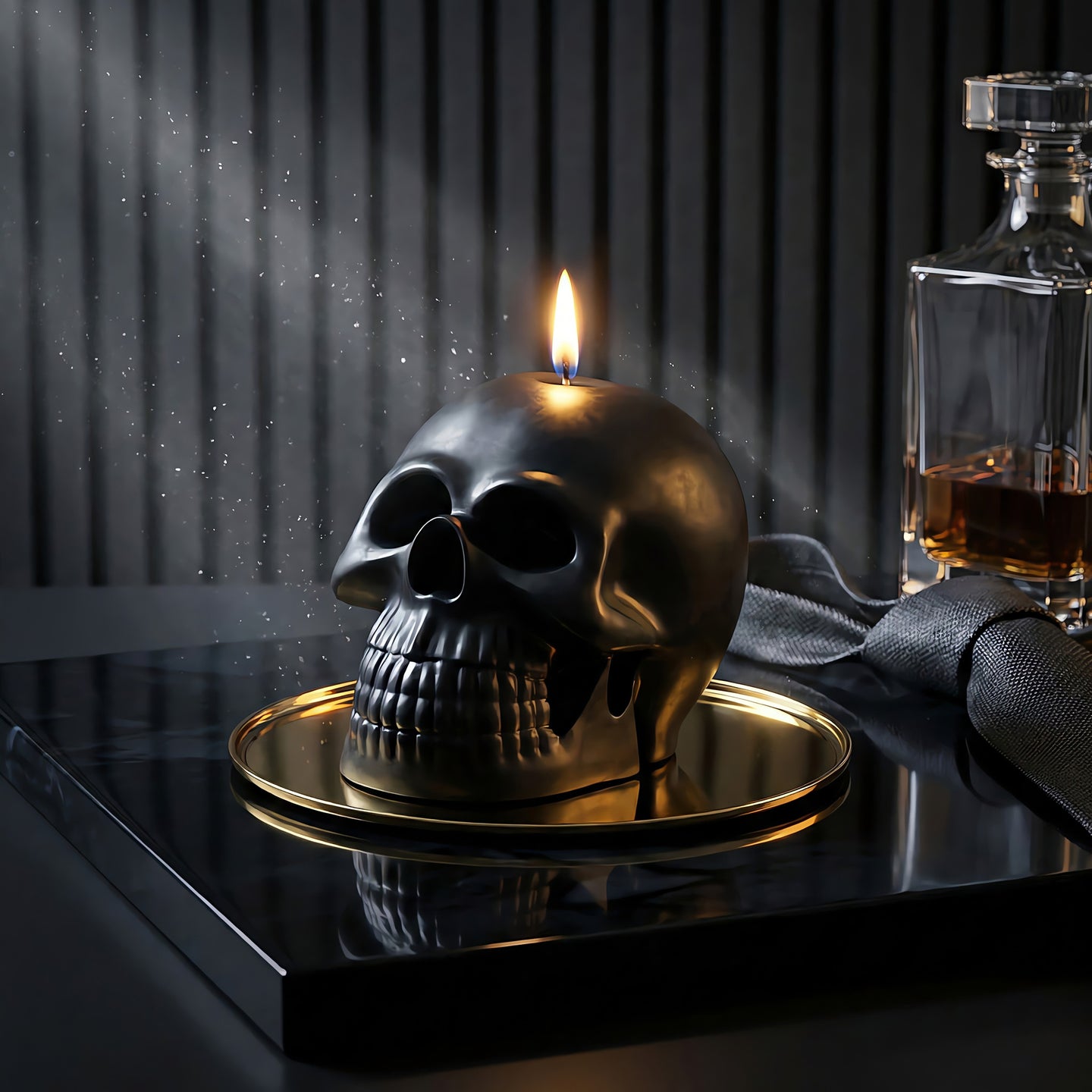 Skull Beeswax Candle Accord 1