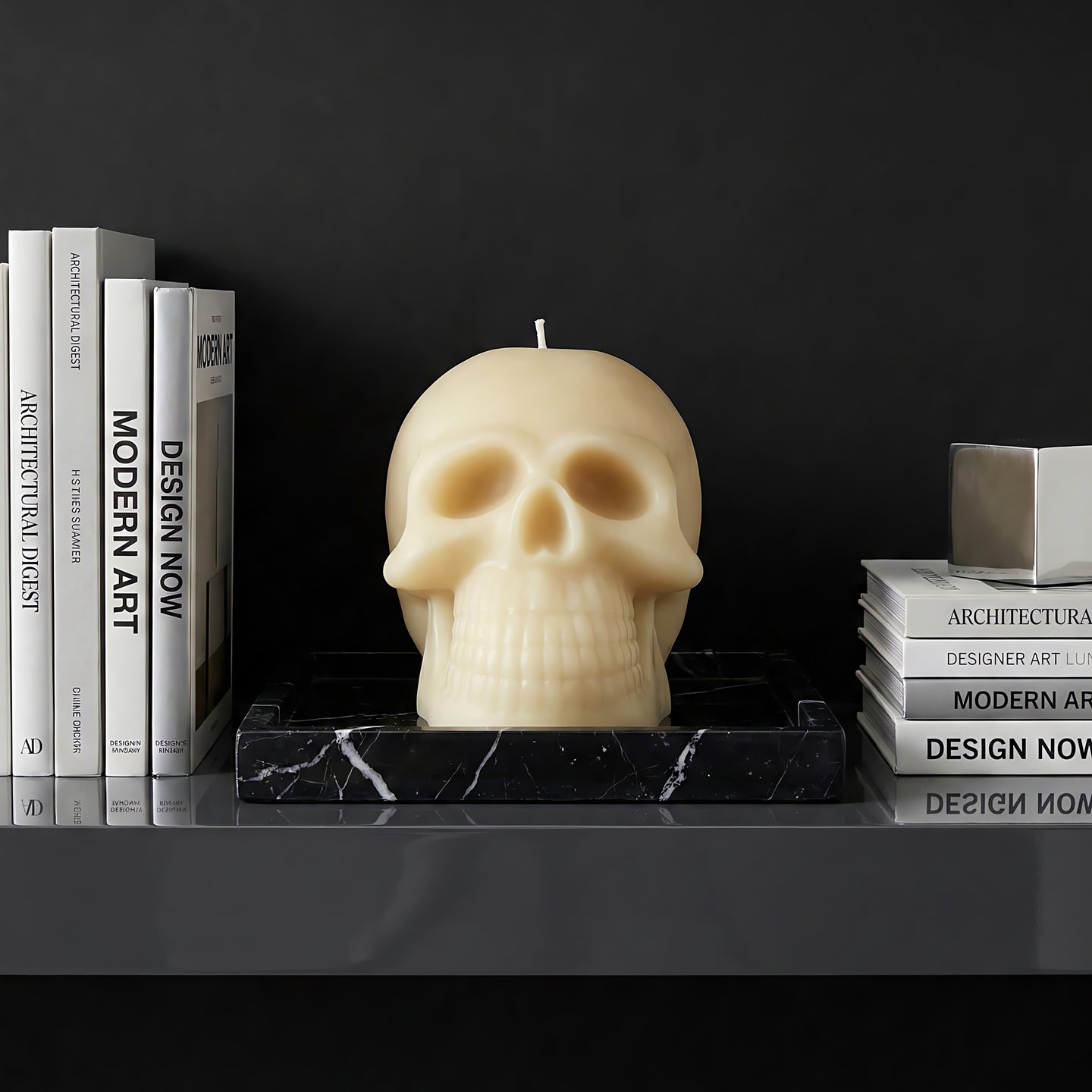 Skull Beeswax Candle Accord 2