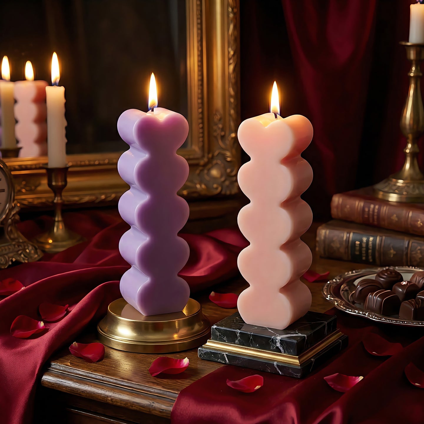 Stacked Hearts Scented Candle Accord 3