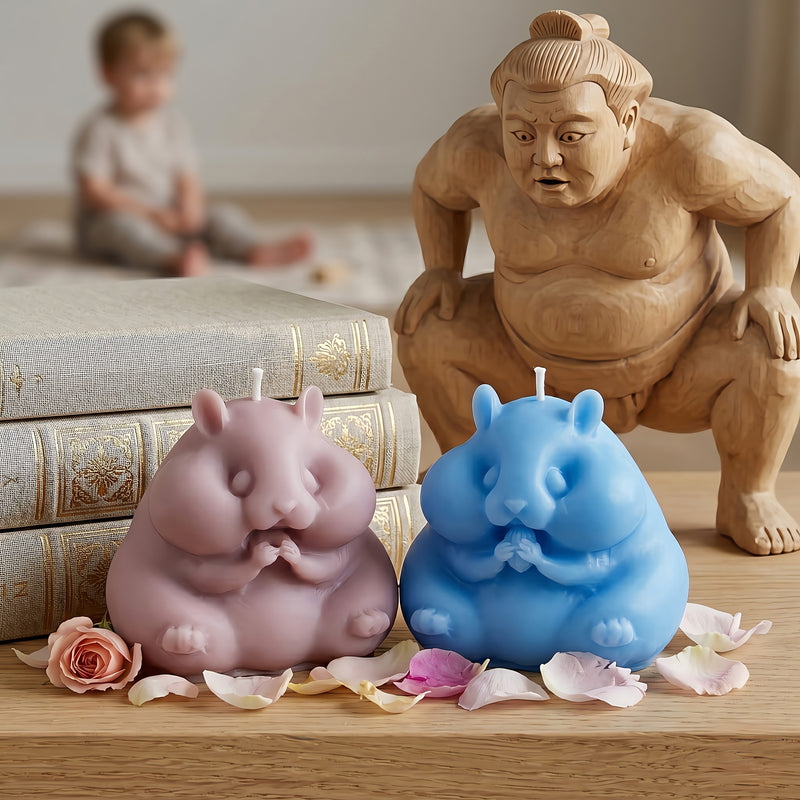 Sumo Hamster | Scented Candle | Signature Coconut Blend (Soy-Free)