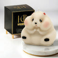 Sumo Hamster | Hand-painted Scented Candle | Signature Coconut Blend (Soy-Free)