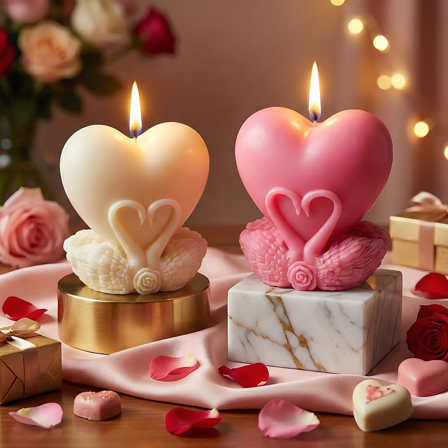 Swans Love Scented Candle Accord 2