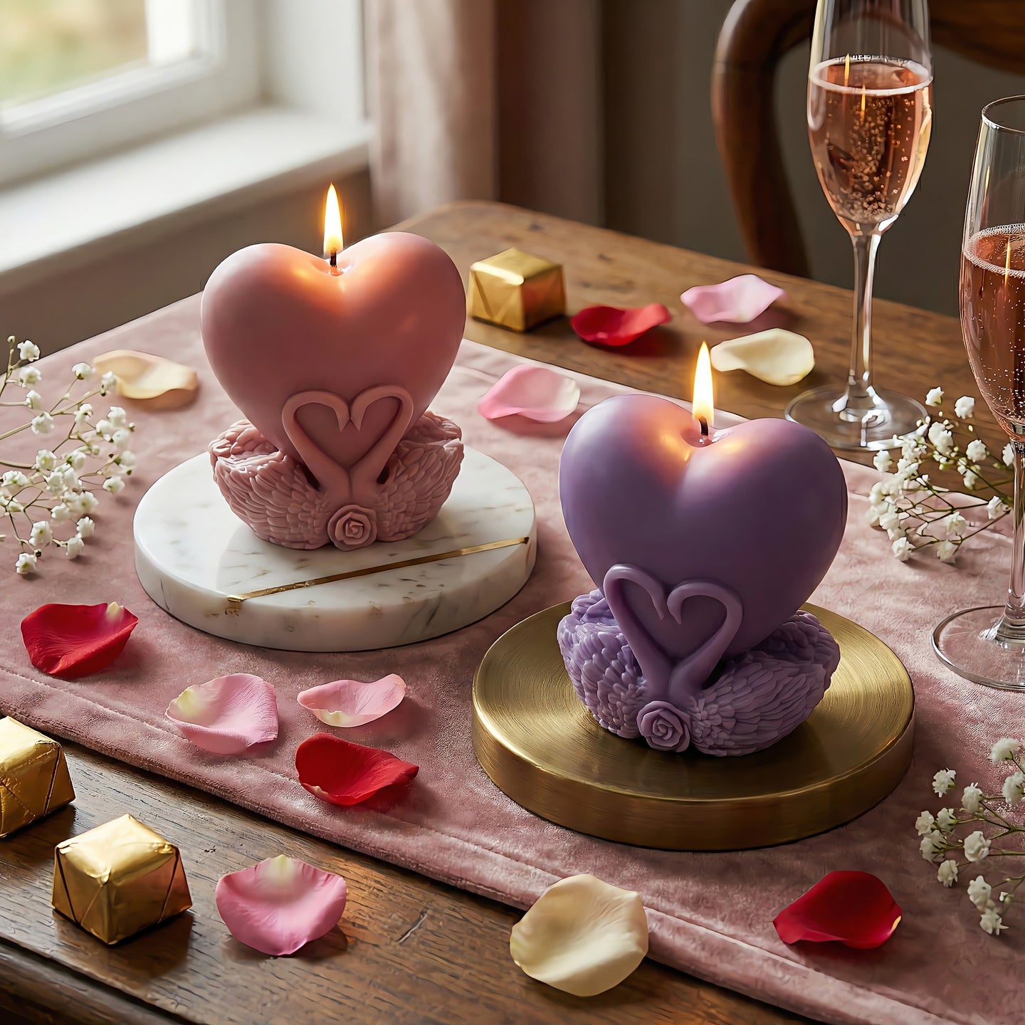 Swans Love Scented Candle Accord 3