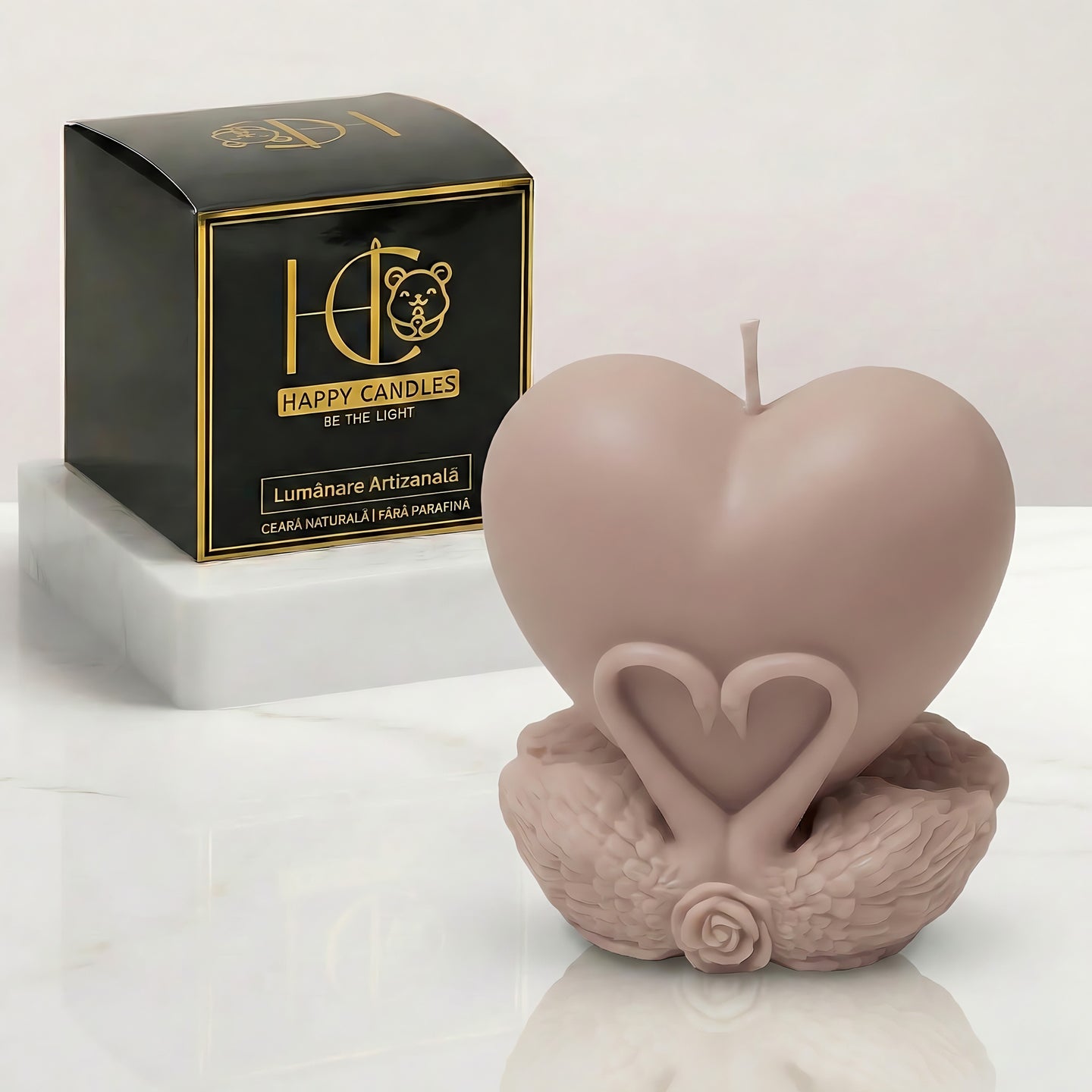 Swans Love Scented Candle Dusty Pink Cover Image