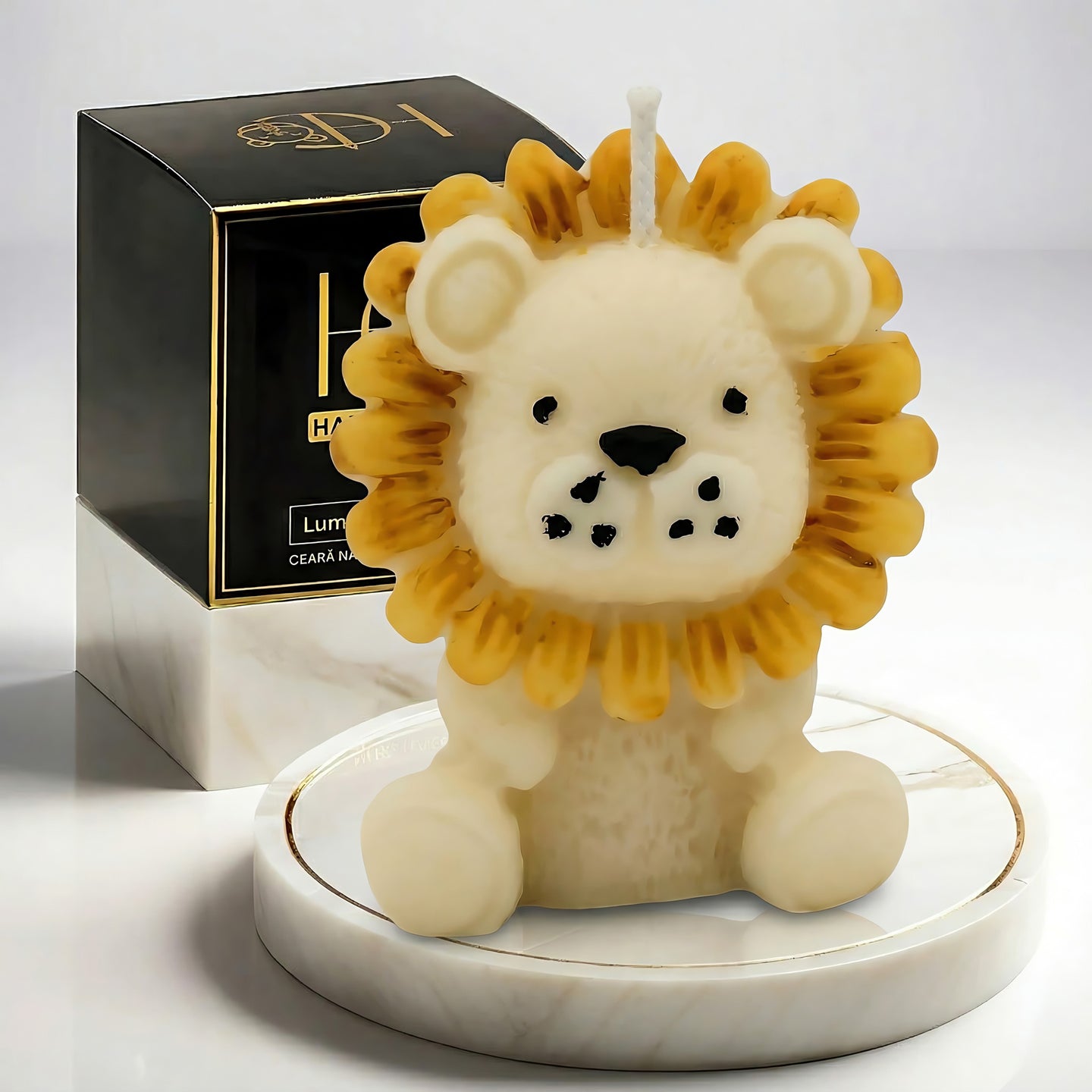 Sweet Roar | Hand-painted Scented Candle | Signature Coconut Blend (Soy-Free)