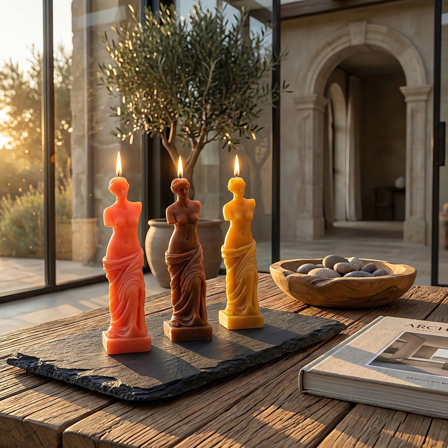 Venus Beeswax Candle Accord 3