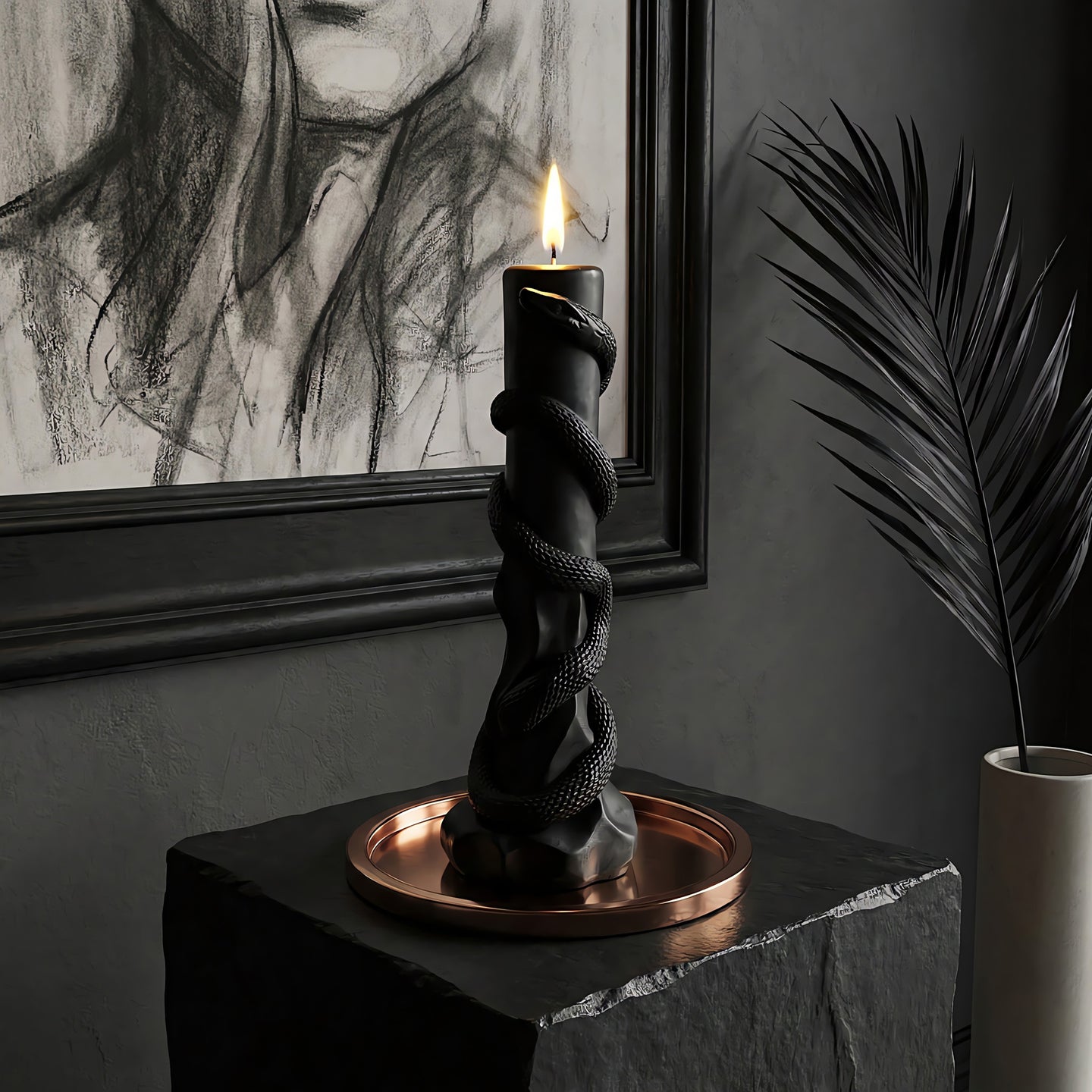 Vipers Whisper Beeswax Candle Accord 1