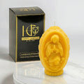 Virgin Marys Prayer Beeswax Candle Yellow Cover Image