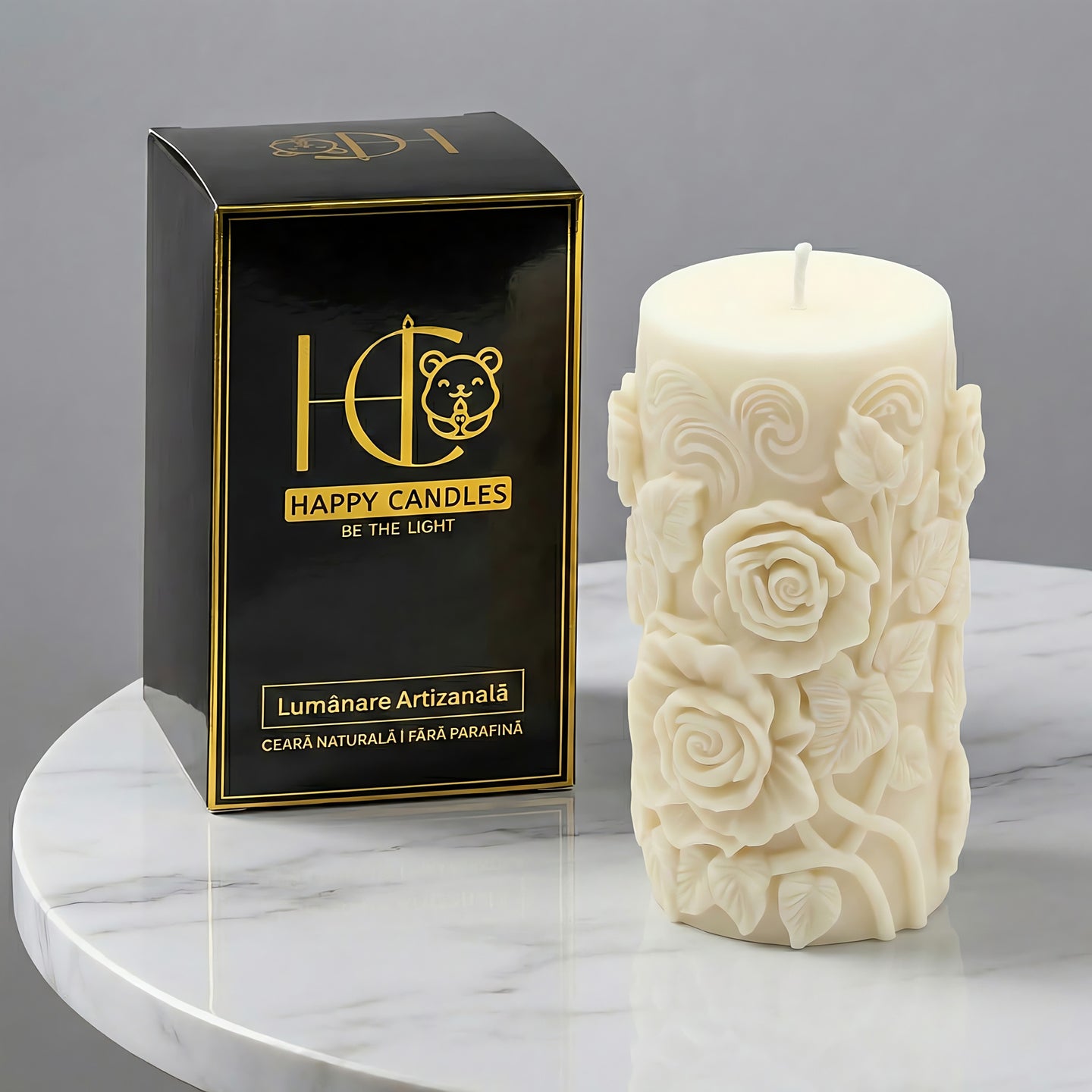 Wild Roses Scented Candle White Cover Image