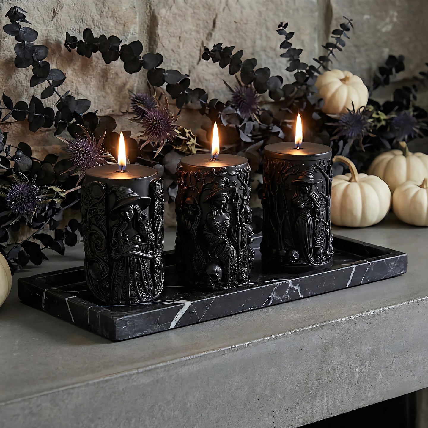 Witches Beeswax Candle Set Accord 1